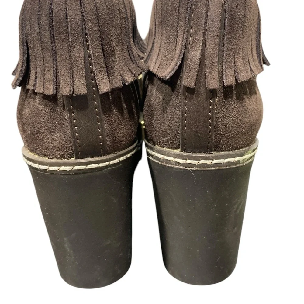 Tory Burch Fringe‎ Ankle Boots SZ 5 M